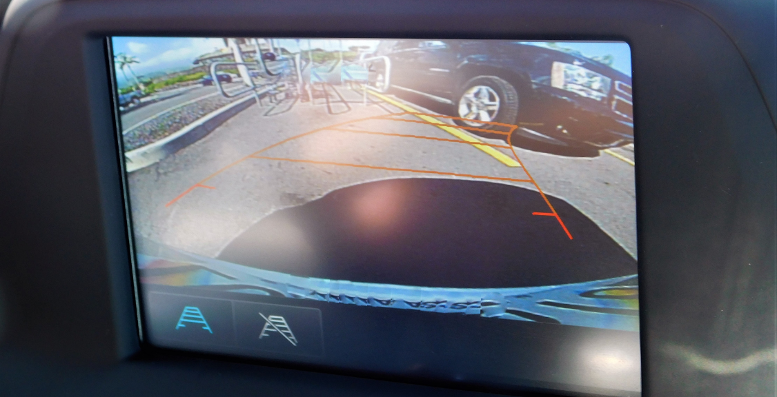 rear view camera of a vehicle for safety parking